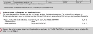 Gut zu wissen Kauf per Handyrechnung