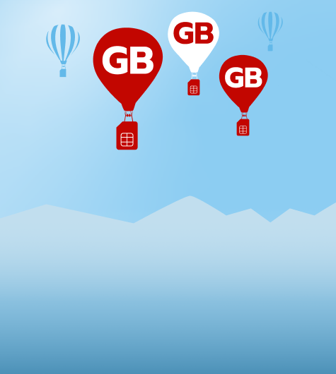 AY YILDIZ Icon-Luftballons für Datenvolumen mit SIM-Karte - Übersicht zu Vertragstarifen